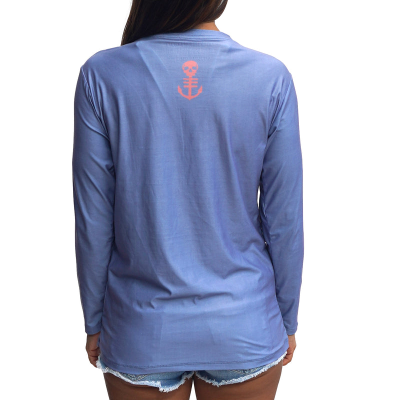 "The Current" Ultra-Soft UPF Performance Shirt - Periwinkle