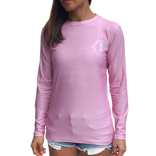 'The Tides" Ultra-Soft UPF Performance Shirt - Pink