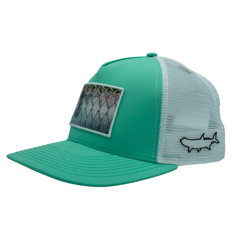 NEW! Tarpon Scales Patch hat - Sea Foam – Saltwater Syndicate